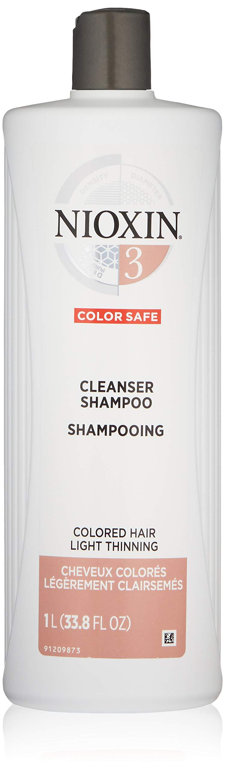 Nioxin System 3 Cleanser For Fine Chemically Enhanced Hair - 33.8 oz Cleanser