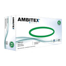 Ambitex N400 Powder-Free Nitrile Exam Gloves, X-Large, Blue, 100Ct