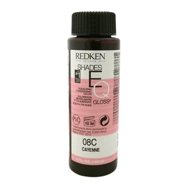 Redken Shades Eq Hair Color Gloss 08C, Cayenne, 2 Oz