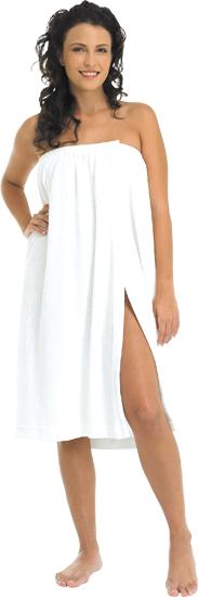 Terry Body Wrap - White