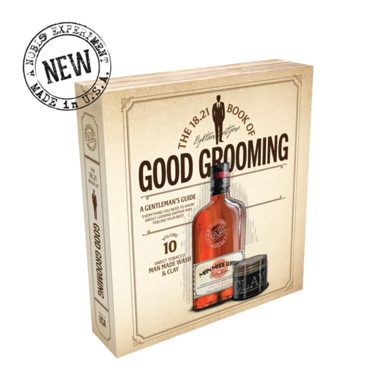 18.21 Man Made Book of Good Grooming Gift Set Volume 10