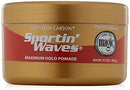 SoftSheen-Carson Sportin' Waves Maximum Hold Pomade, 3.5 oz