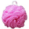 Kingsley Pink Nylon Body Wash Mesh Flower