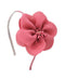 Mia Mauve, Pink Flower Headband, Pretty, Beautiful Chiffon And Satin Ribbon, For Women And Girls, 1pc