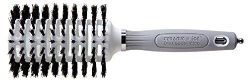 Olivia Garden Ceramic and Ion Turbo Vent Boar Round, 3 1/4 Inch