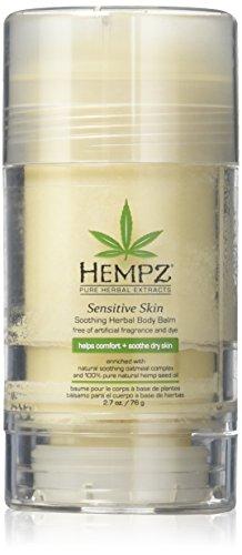 Hempz Sensitive Skin Herbal Body Balm, Off White, 2.7 Fluid Ounce