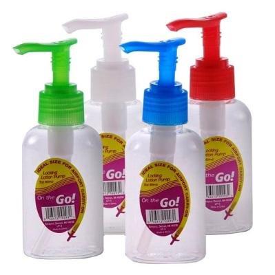Lotion Pump Bottle Clear 3 Ounce