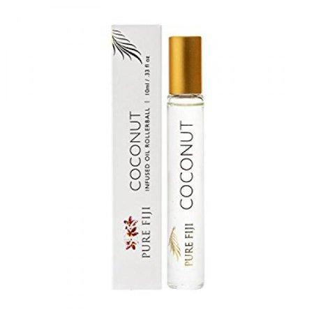 Pure Fiji Coconut Infused Oil Rollerball Perfume, 0.33 oz.