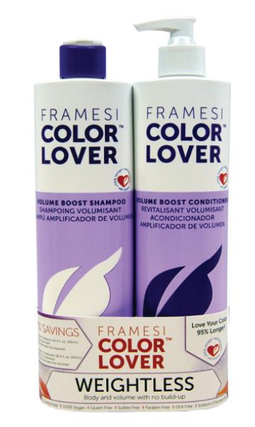 Color Lover Volume Boost Shampoo & Conditioner 16.9 oz/500ml Duo