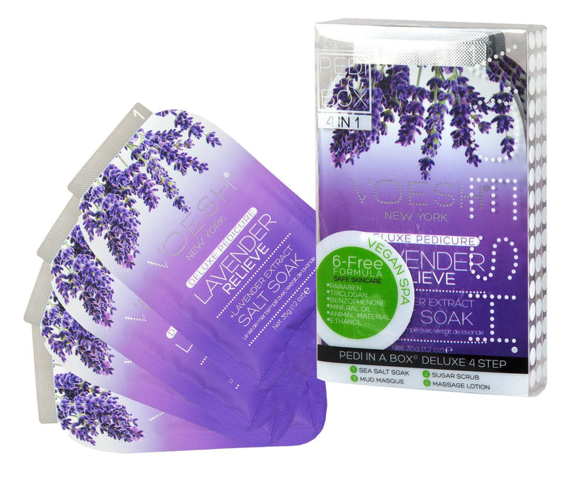 VOESH Aroma 4-in-1 Deluxe SPA Pedicure Collection LAVENDER EXTRACT