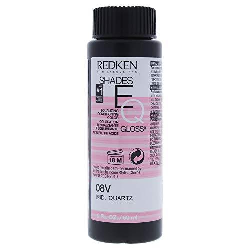 Redken Shades EQ Gloss 08v Irid. Quartz Hair Color for Unisex, 2 Ounce
