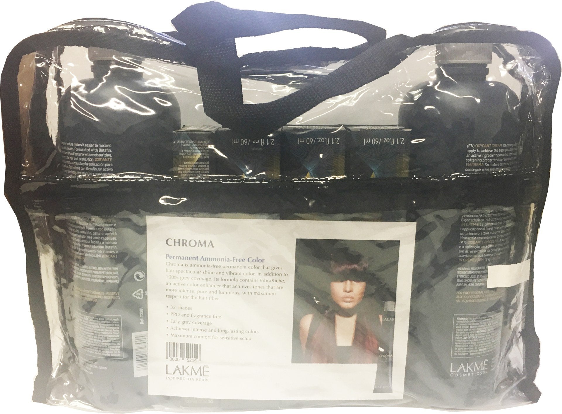 Chroma Try Me..1 5/00 Light Brown..1 5/50 Mahogany Light Brown..1 6/00 Dark Blonde..1 6/65 Mahogany Chestnut Light Blonde..1 7/00 Medium Blonde..1 7/66 Chestnut Chestnut Medium Blonde..1 7/46 Copper Chestnut Medium Blonde..1 1000 mL 18V..3 Packettes of...