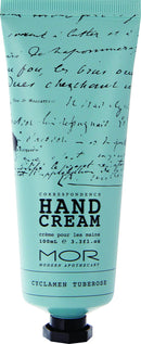 Mor Hand Cream, Cyclamen Tuberose, 3.1 Fluid Ounce