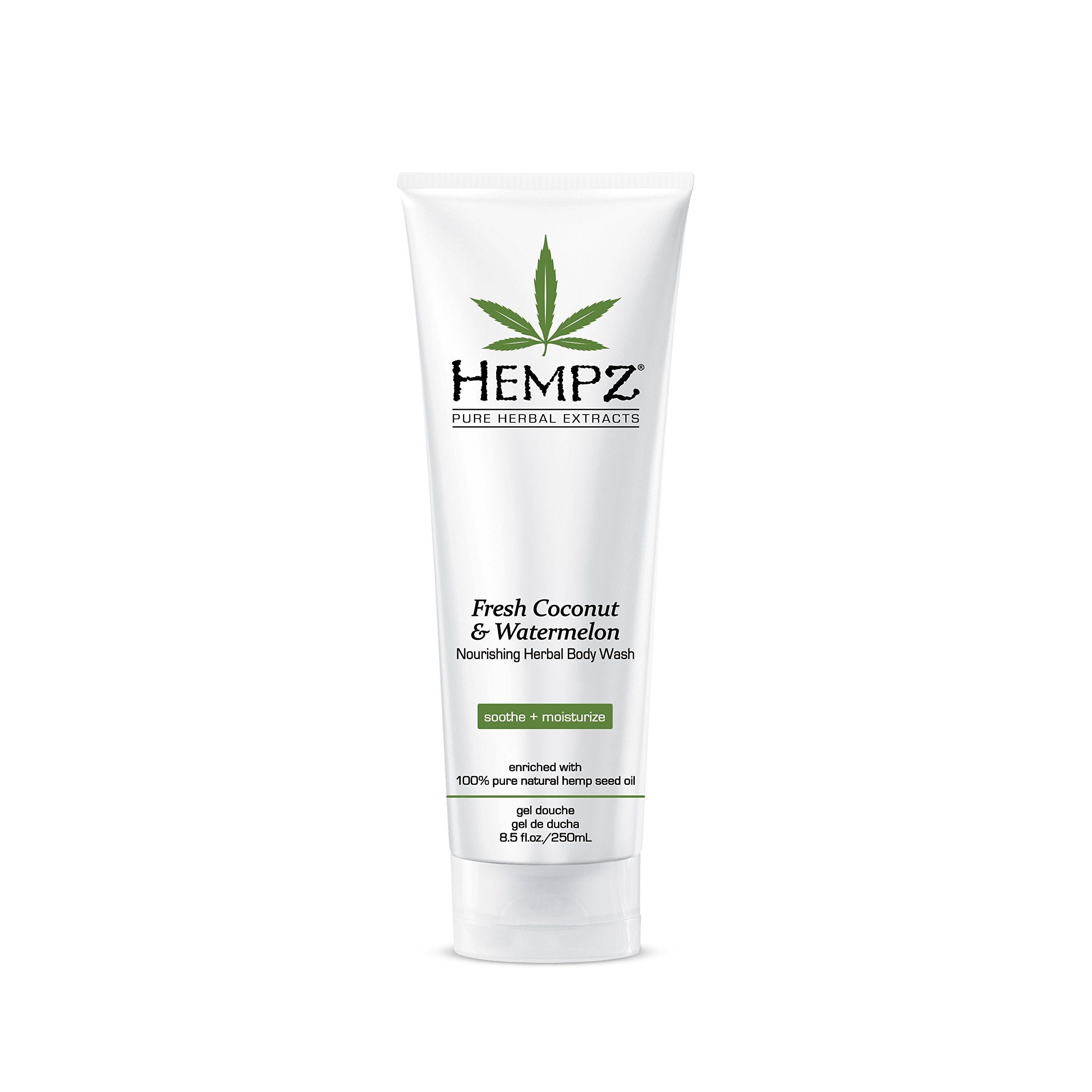 Hempz Fresh Coconut & Watermelon Soothing Herbal Body Wash- 8.5 oz.