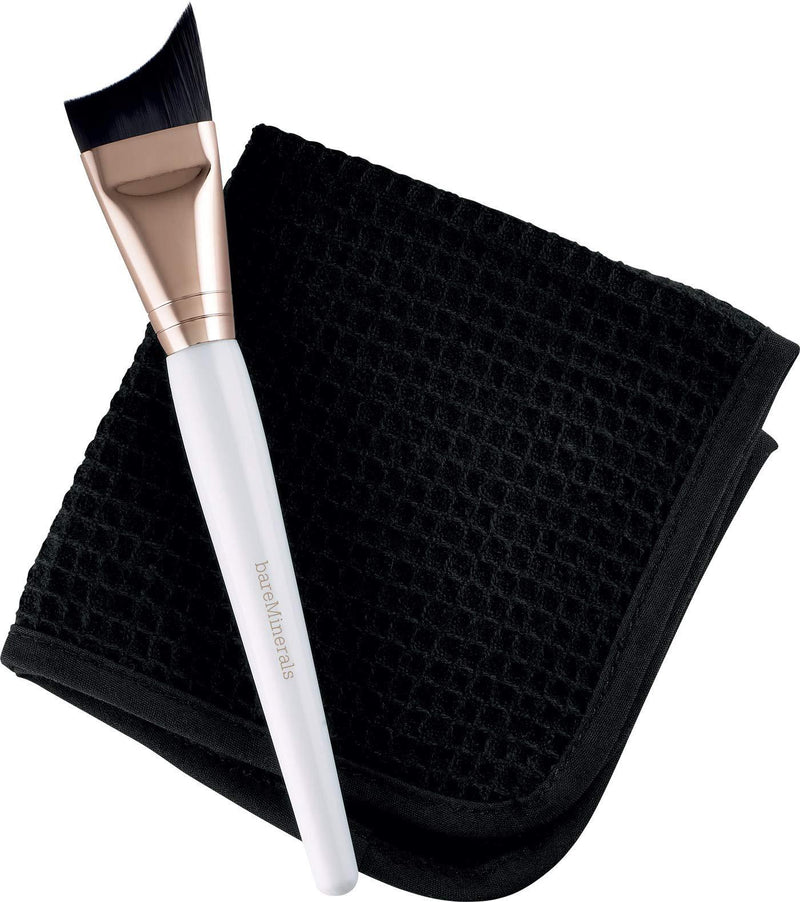 Skinsorials Mask Essentials Kit by bareMinerals for Women - 2 Pc Mask Application Brush and Cloth