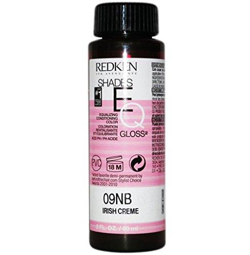 Redken Shades Eq Color Gloss for Women Hair Color, 09NB Irish Creme, 2 Ounce
