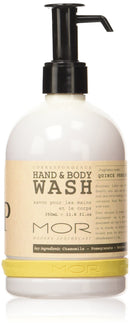 Mor Hand and Body Wash, Quince Persimmon, 11.8 Fluid Ounce