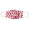 Orly Youth Fashion Cotton Face Mask In Hearts, Washable And Reusable With Elastic Straps